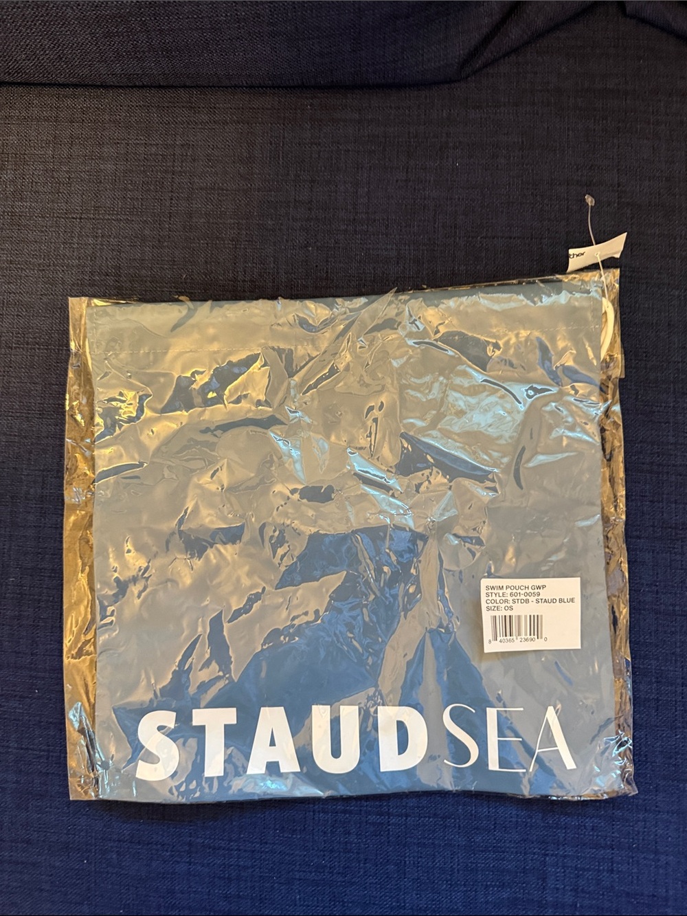 STAUD Sea Blue Cosmetic Swim Pouch